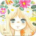 水森亜土 Flower
