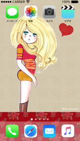 水森亜土 Valentine Girls